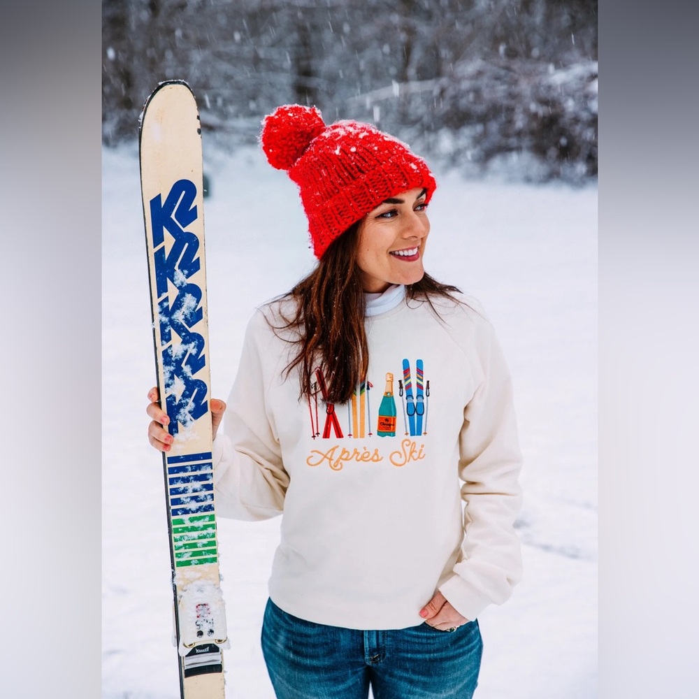 Kiel James Patrick Embroidered Apres Ski Sweatshirt